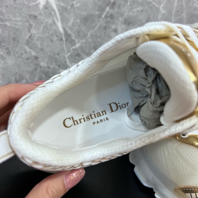Dior 休閒運動鞋白金款 全新 38碼/Dior Vibe Sneaker White Gold-10