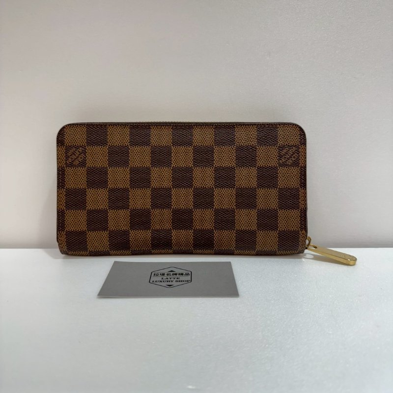 LV 拉鍊 長夾/皮夾 N60015 88成新-1