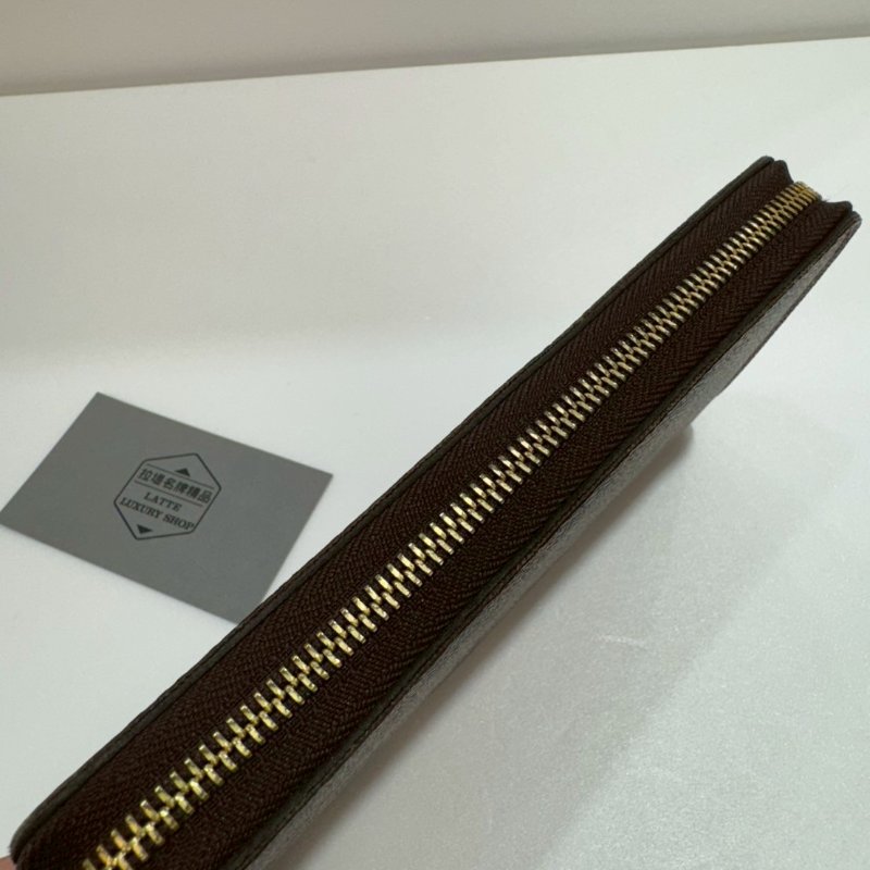 LV 拉鍊 長夾/皮夾 N60015 88成新-6