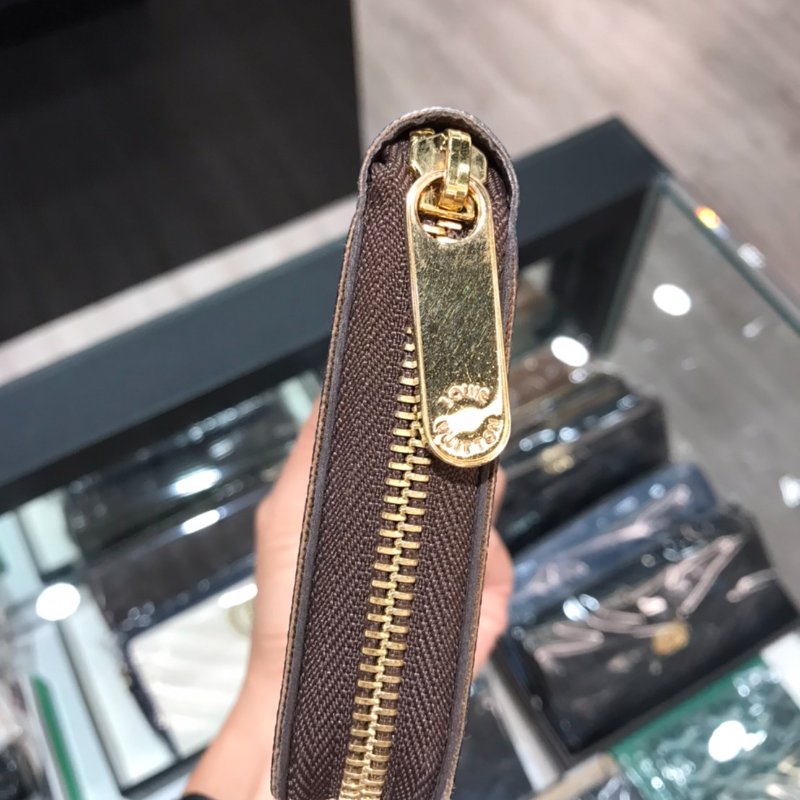 LV 拉鍊 長夾/皮夾 N60015 88成新-12