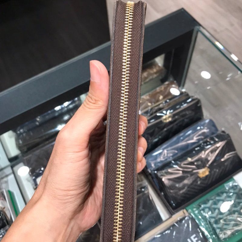 LV 拉鍊 長夾/皮夾 N60015 88成新-16