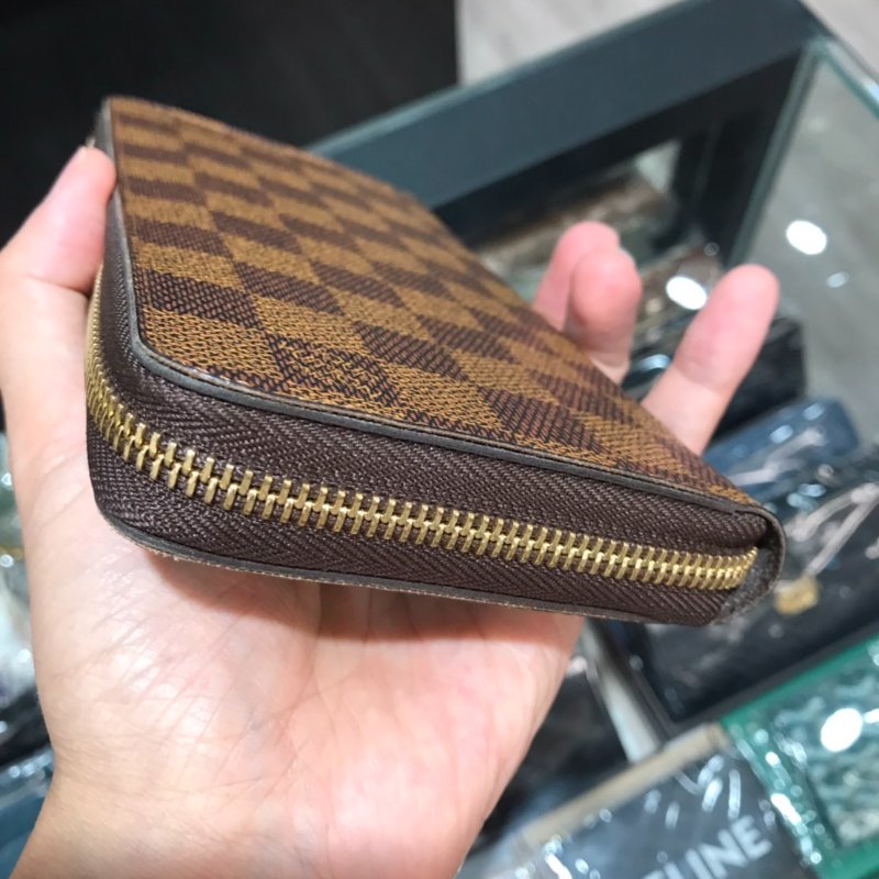 LV 拉鍊 長夾/皮夾 N60015 88成新-18
