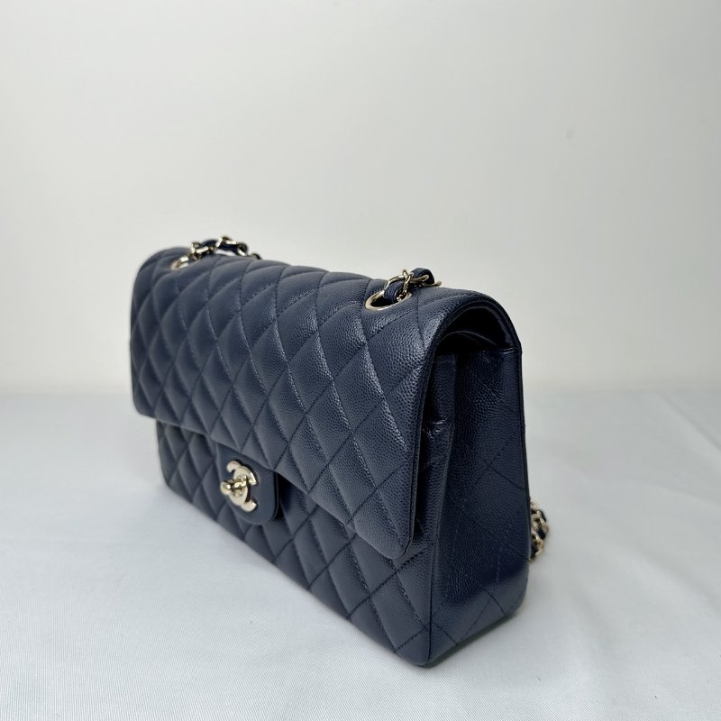 CHANEL 深藍金牛Coco 25口蓋包-2
