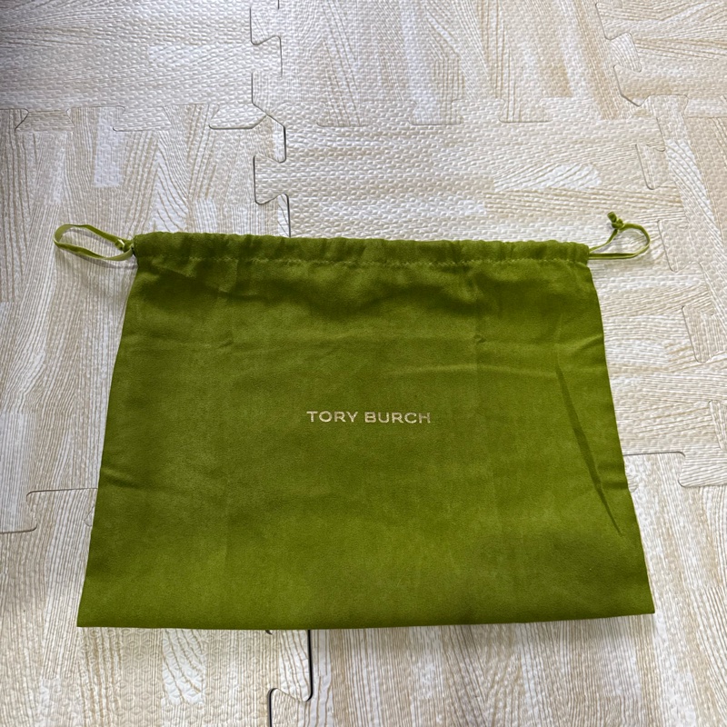 TORY BURCH 專櫃大格紋澎澎皮側背包（灰褐色）22.5cm-13