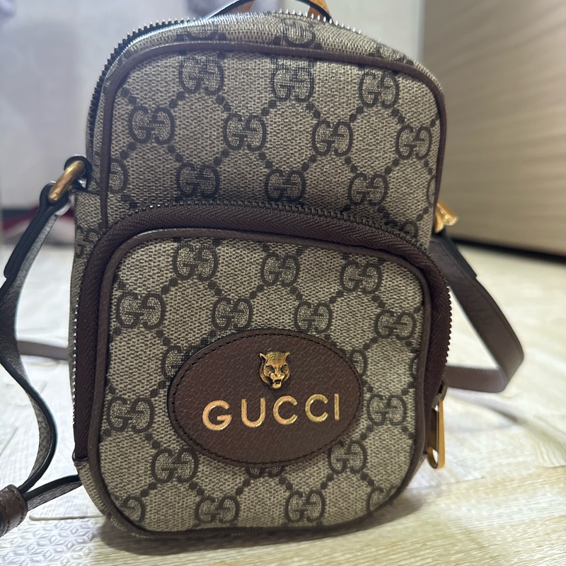 Gucci 虎頭側背小包-6