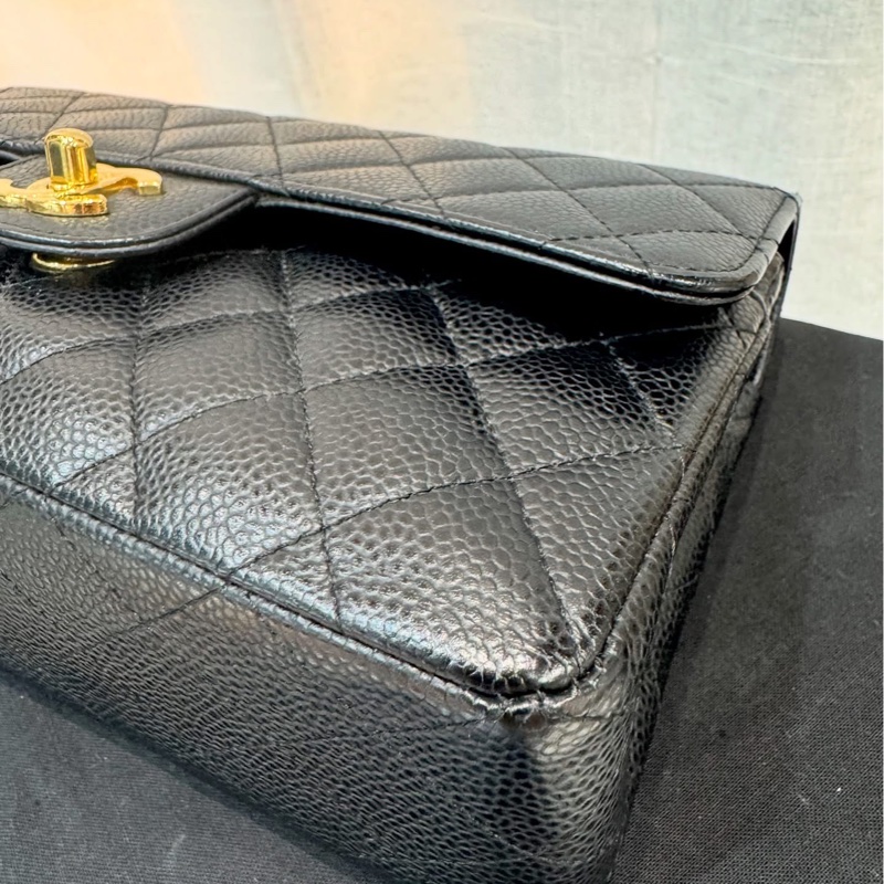 Chanel GHW Vintage Small Caviar Cf-2