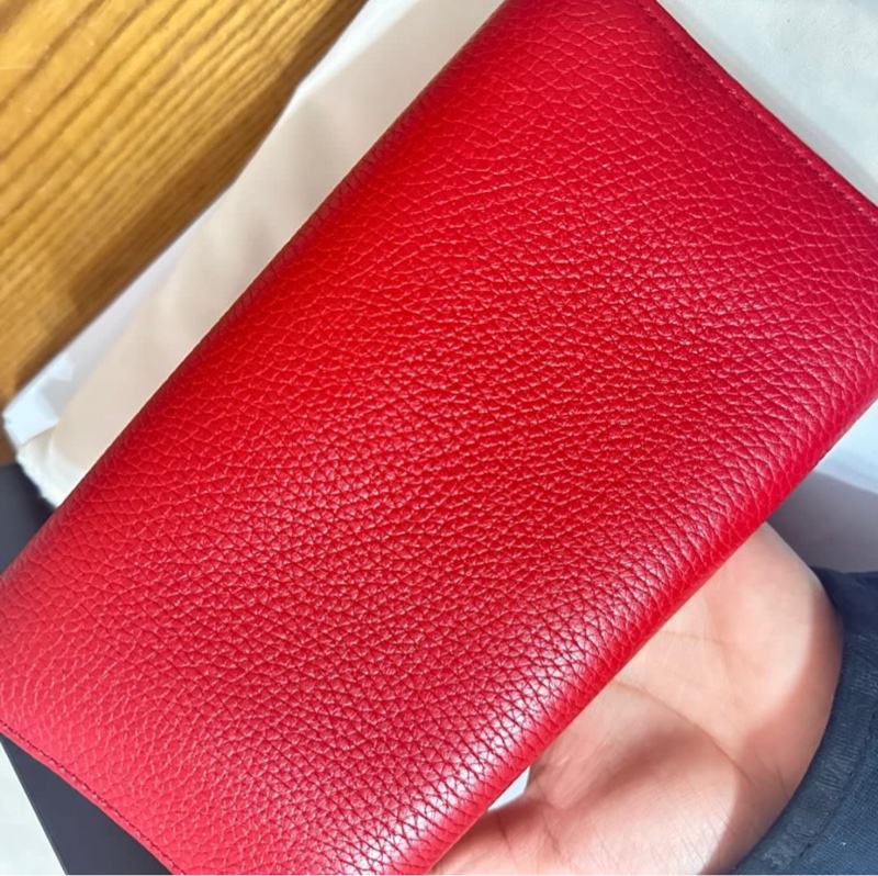 Gucci壓印雙G Logo長夾-2