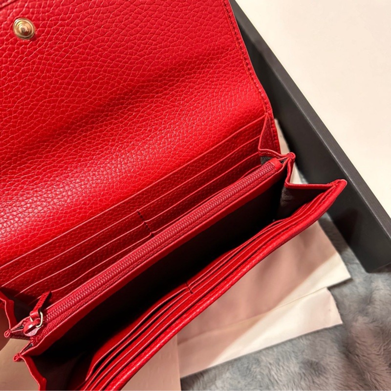 Gucci壓印雙G Logo長夾-5
