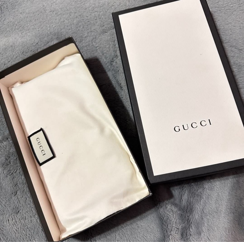 Gucci壓印雙G Logo長夾-6