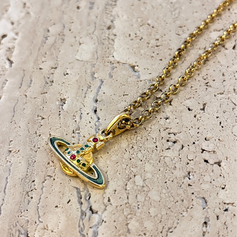 二手 | Vintage Vivienne Westwood 絕版款 土星項鍊 復古🪐-0