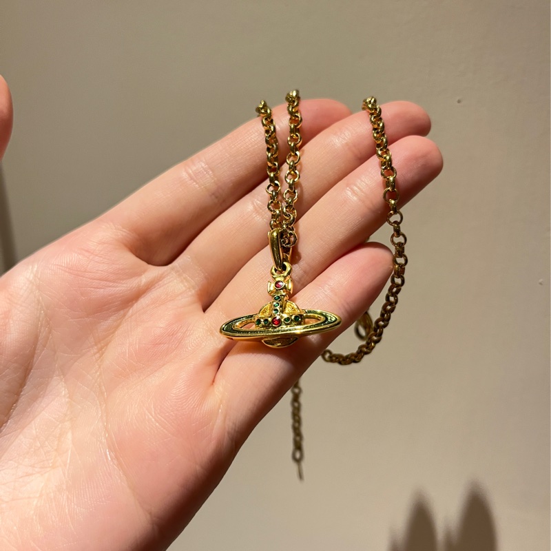 二手 | Vintage Vivienne Westwood 絕版款 土星項鍊 復古🪐-3