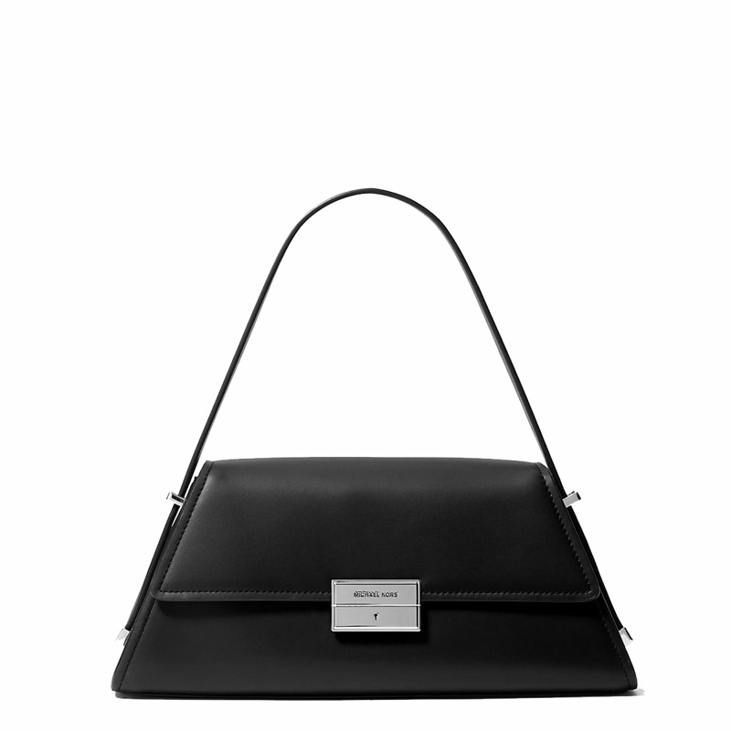 Michael Kors - Ludlow Media Black Shoulder Bag - 30F4SLNL2L - BLACK-0