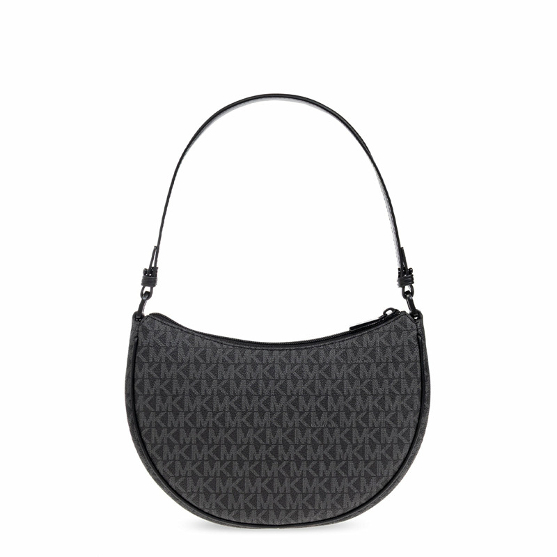 Michael Kors - Kayla Black Shoulder Bag - 32T5T8QU1B - BLACK-2