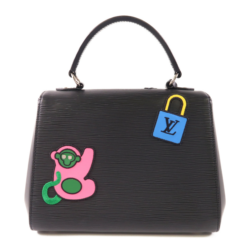 LOUIS VUITTON Epi Cluny BB銀扣手挽肩背兩用袋-1