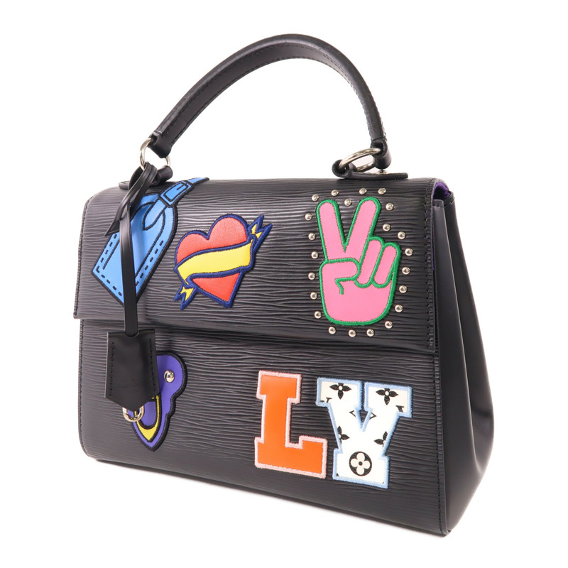 LOUIS VUITTON Epi Cluny BB銀扣手挽肩背兩用袋-2