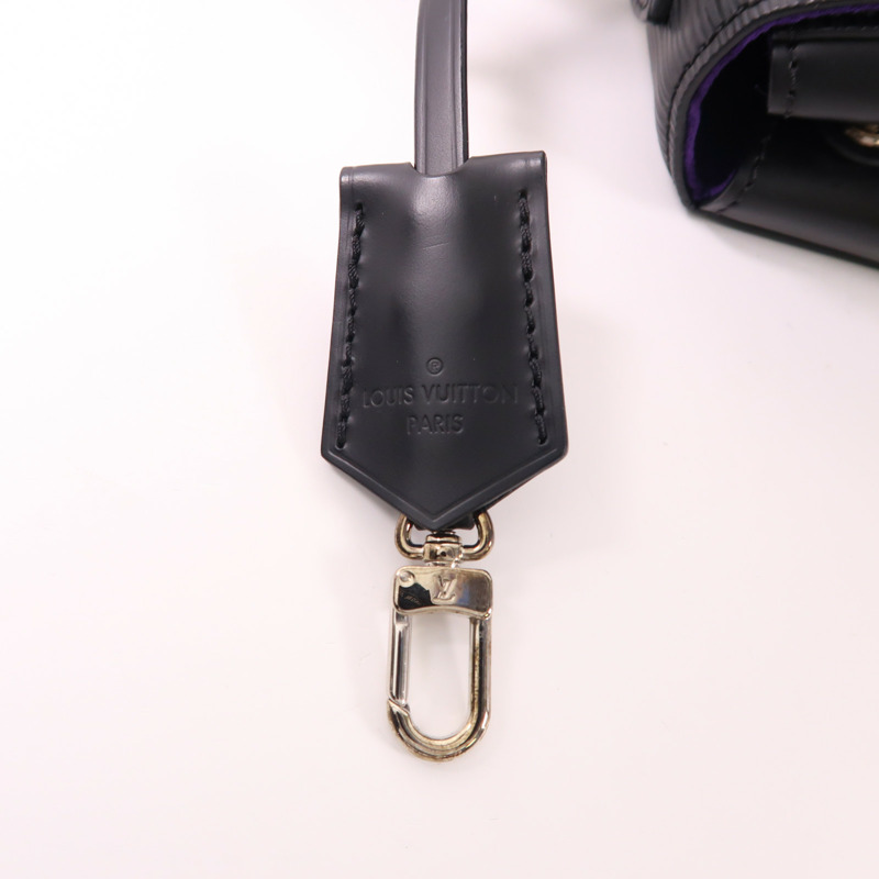 LOUIS VUITTON Epi Cluny BB銀扣手挽肩背兩用袋-11