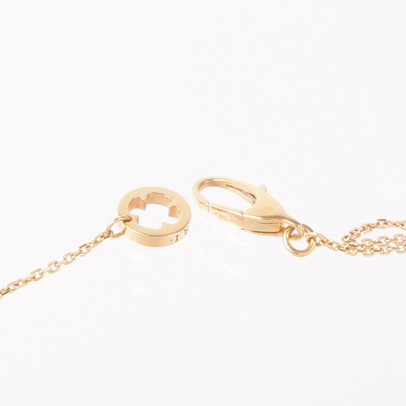 BVLGARI 18K玫瑰金Fiorever Diamond Necklace鑽石項鍊-4