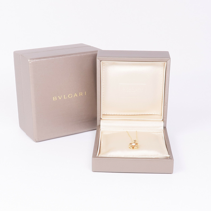 BVLGARI 18K玫瑰金Fiorever Diamond Necklace鑽石項鍊-7
