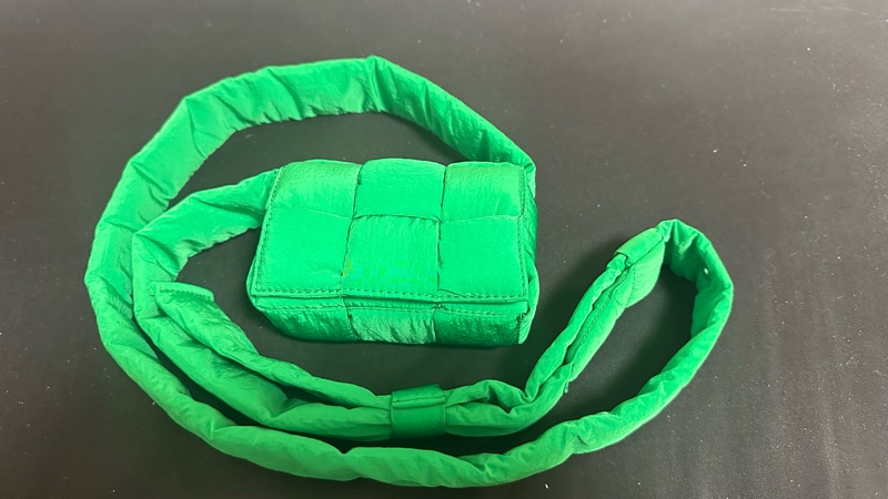 BV Cassette 小號 帆經典綠布-0