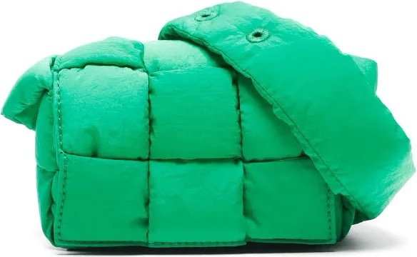 BV Cassette 小號 帆經典綠布-4