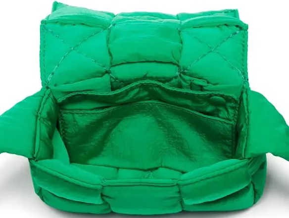 BV Cassette 小號 帆經典綠布-5