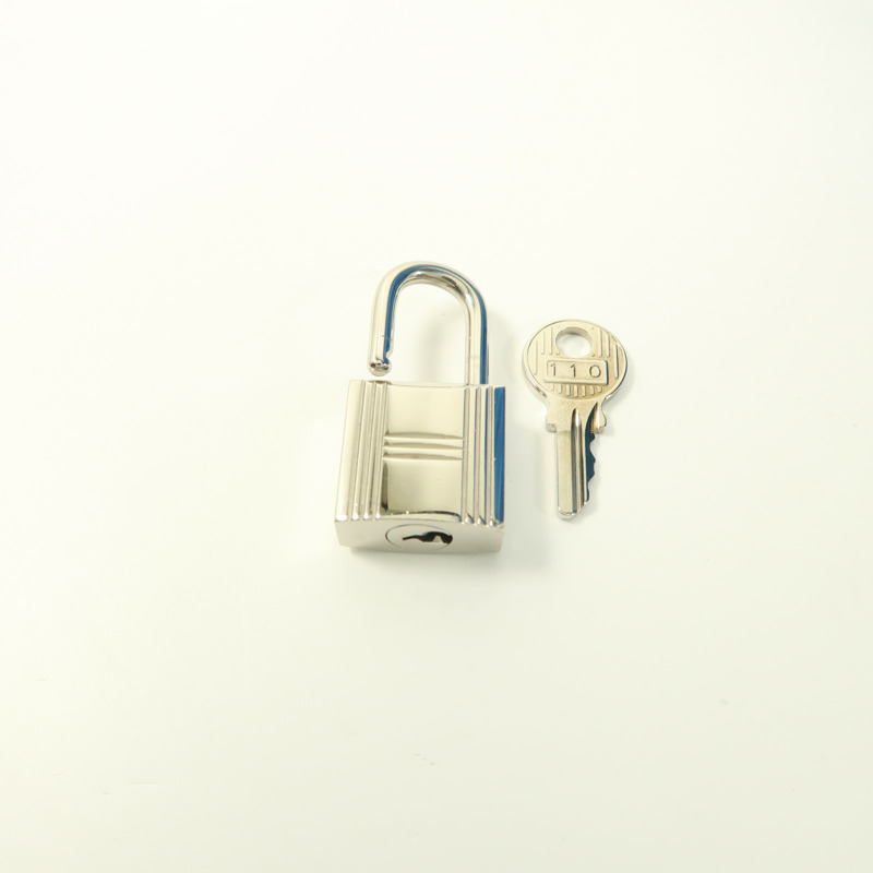 HERMES Clemence皮革Picotin MM銀扣肩背袋Bleu Zanzibar-9