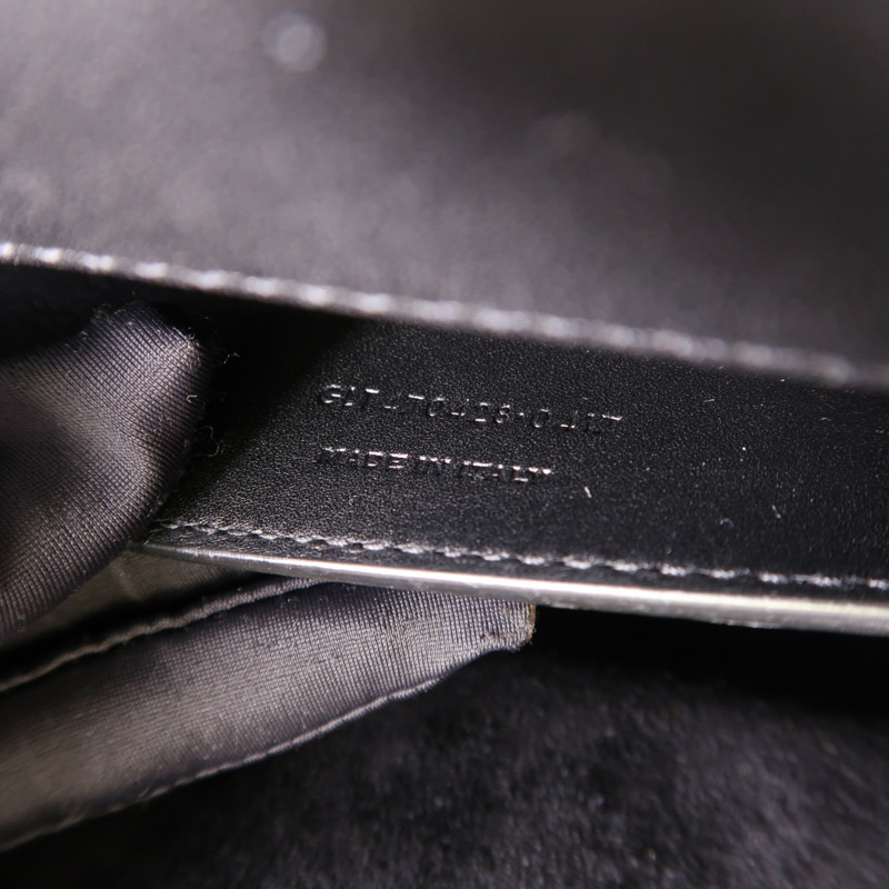 SAINT LAURENT 牛皮皮革Shoulder Bag金扣鏈帶肩背袋-7