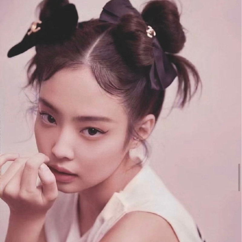 Chanel Vintage 81-85年復古黑色絲絨毛鍍金蝴蝶結髮夾  BLACKPINK Jennie 同款-12