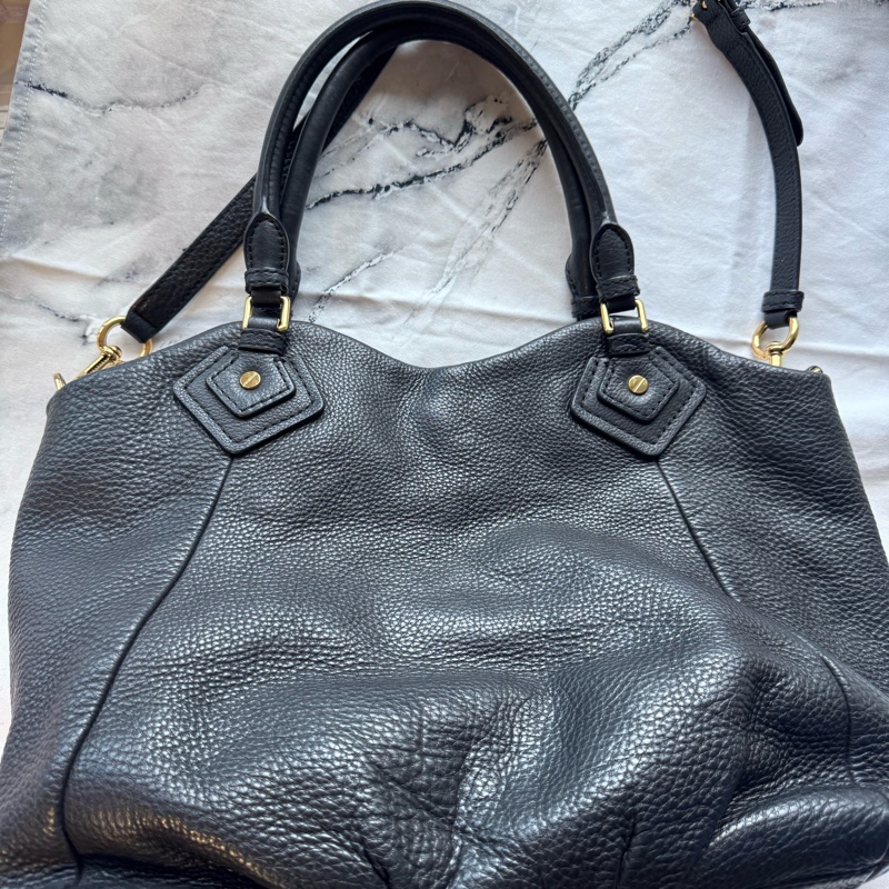 MARC JACOBS 荔枝牛皮大包 肩背包 手提袋-9