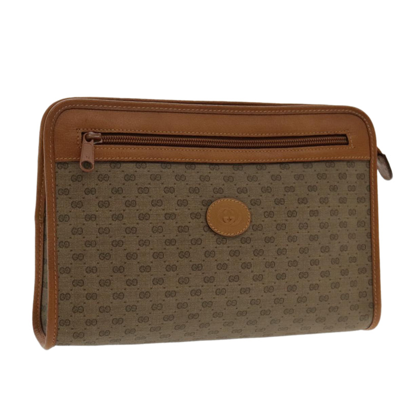 【日本直送】GUCCI 微型 GG Supreme 手拿包 PVC 米色 014 115 6063 8031 正品 95549-0