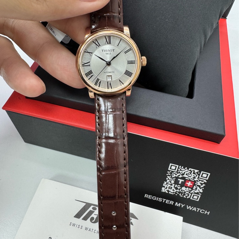 超漂亮小姐姐錶Tissot 女錶 卡森 自動機械錶-4