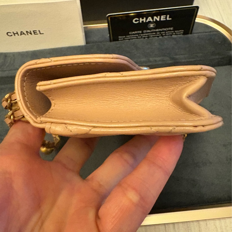 Chanel 21工坊系列 雙金球錢夾小包-4