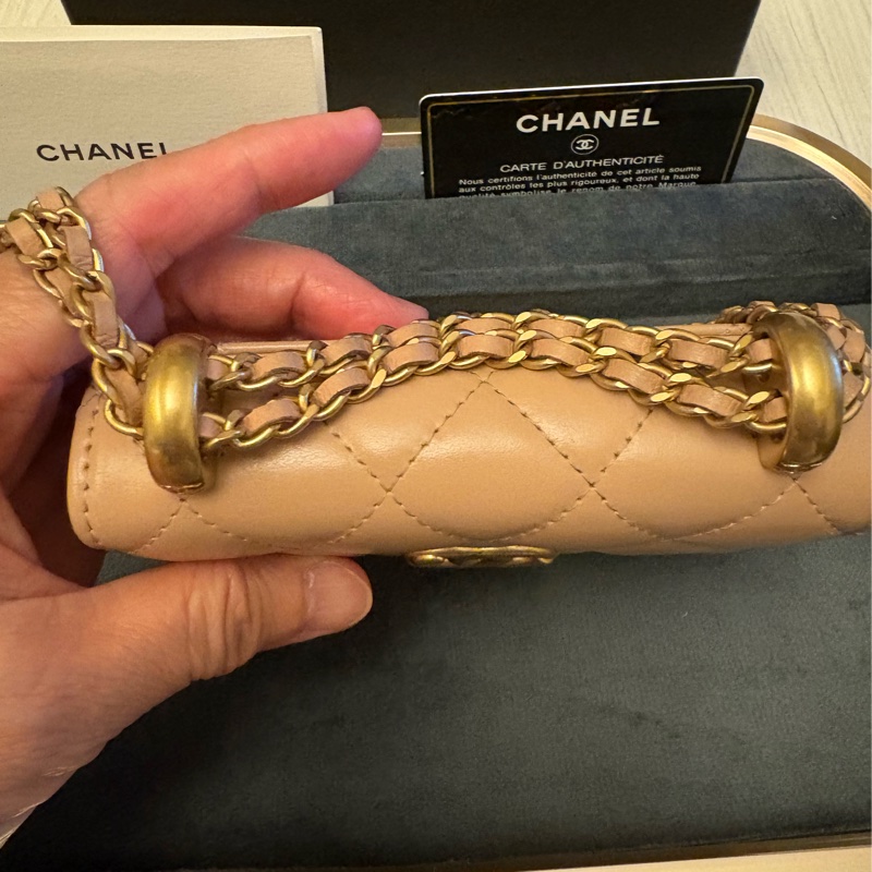 Chanel 21工坊系列 雙金球錢夾小包-5