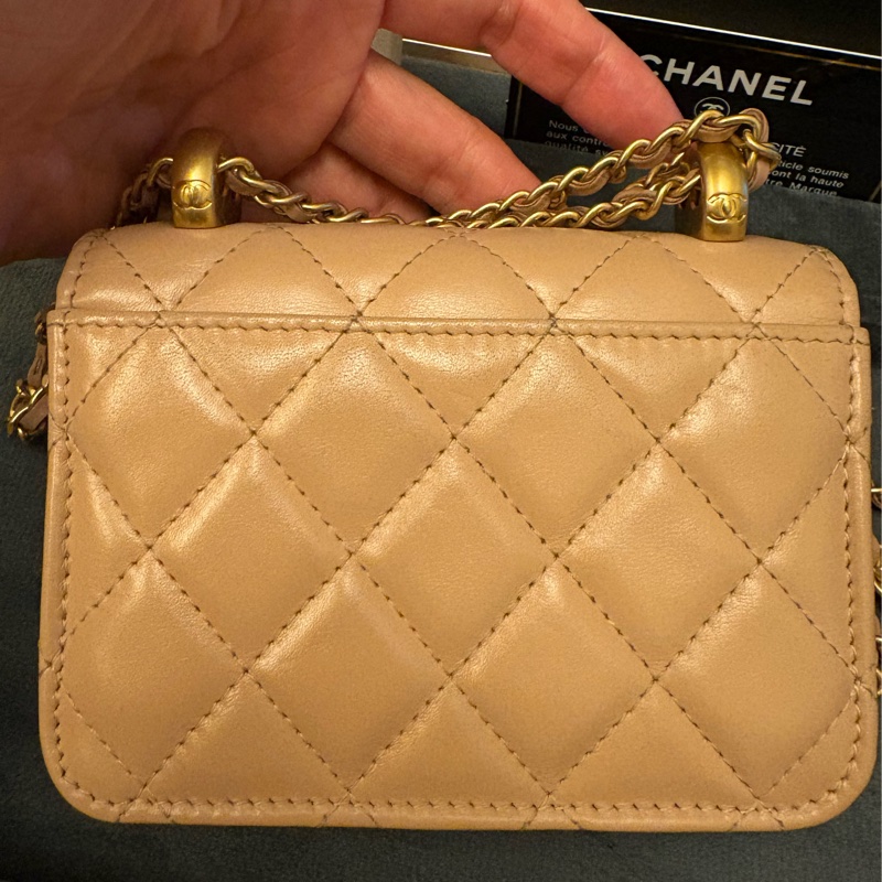 Chanel 21工坊系列 雙金球錢夾小包-8