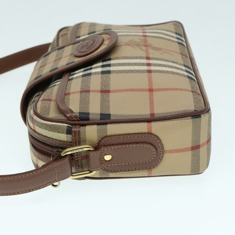 【日本直送】Burberrys Nova Check PVC 單肩包 米色金 正品 93955-3