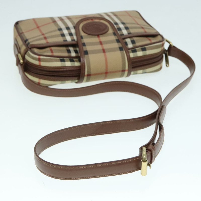 【日本直送】Burberrys Nova Check PVC 單肩包 米色金 正品 93955-7