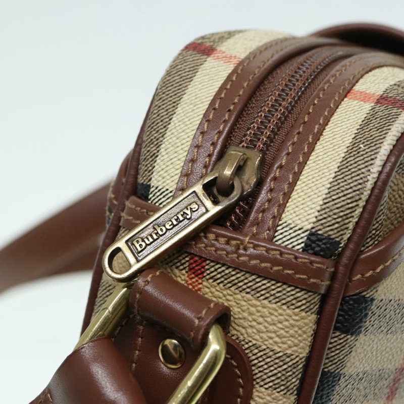 【日本直送】Burberrys Nova Check PVC 單肩包 米色金 正品 93955-9