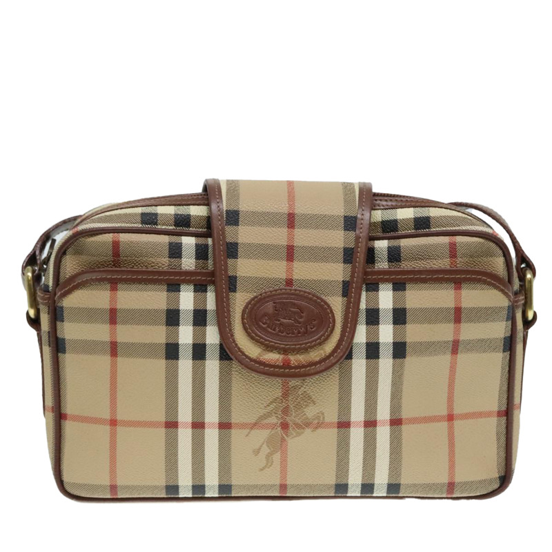 【日本直送】Burberrys Nova Check PVC 單肩包 米色金 正品 93955-12