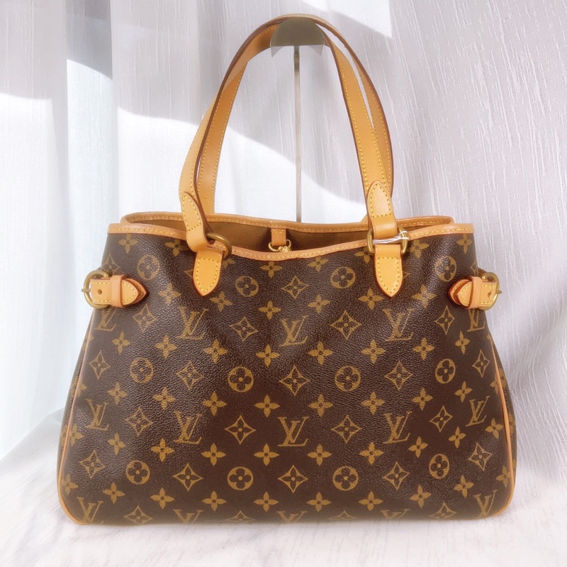 98新LV路易威登/Louis Vuitton中古老花橫版南瓜包-0