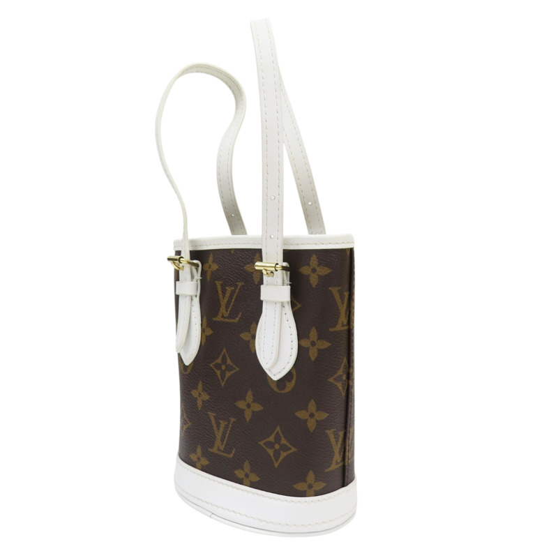 棕色 原花 帆布 Nano Bucket 两用包 (缺小袋)【LOUIS VUITTON LV 路易威登】 M81489-2