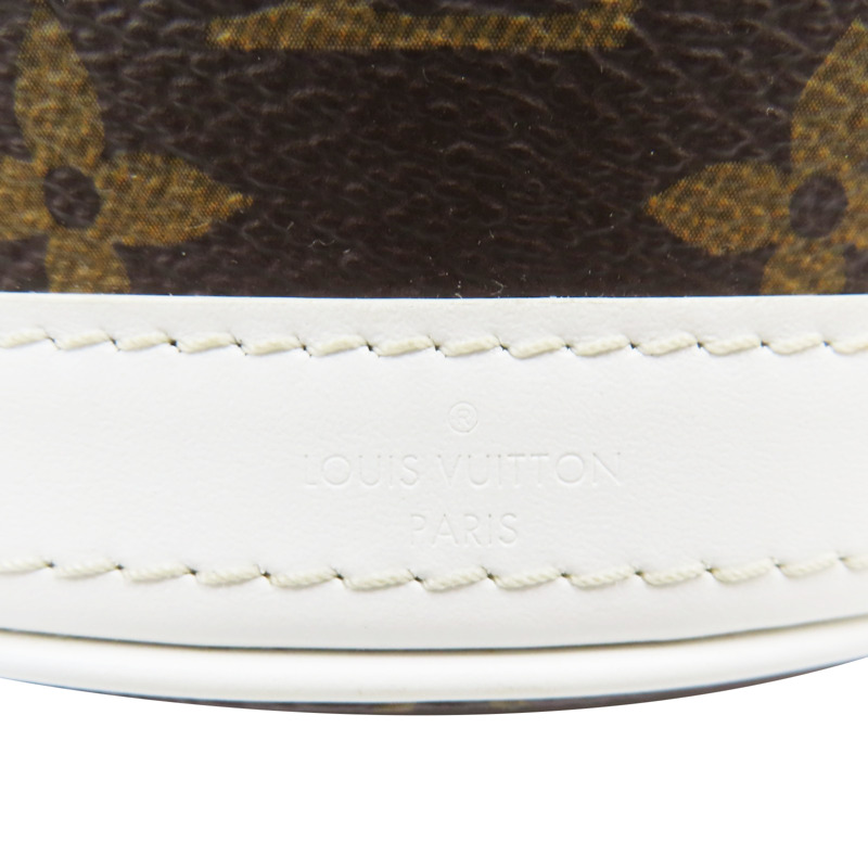 棕色 原花 帆布 Nano Bucket 两用包 (缺小袋)【LOUIS VUITTON LV 路易威登】 M81489-5