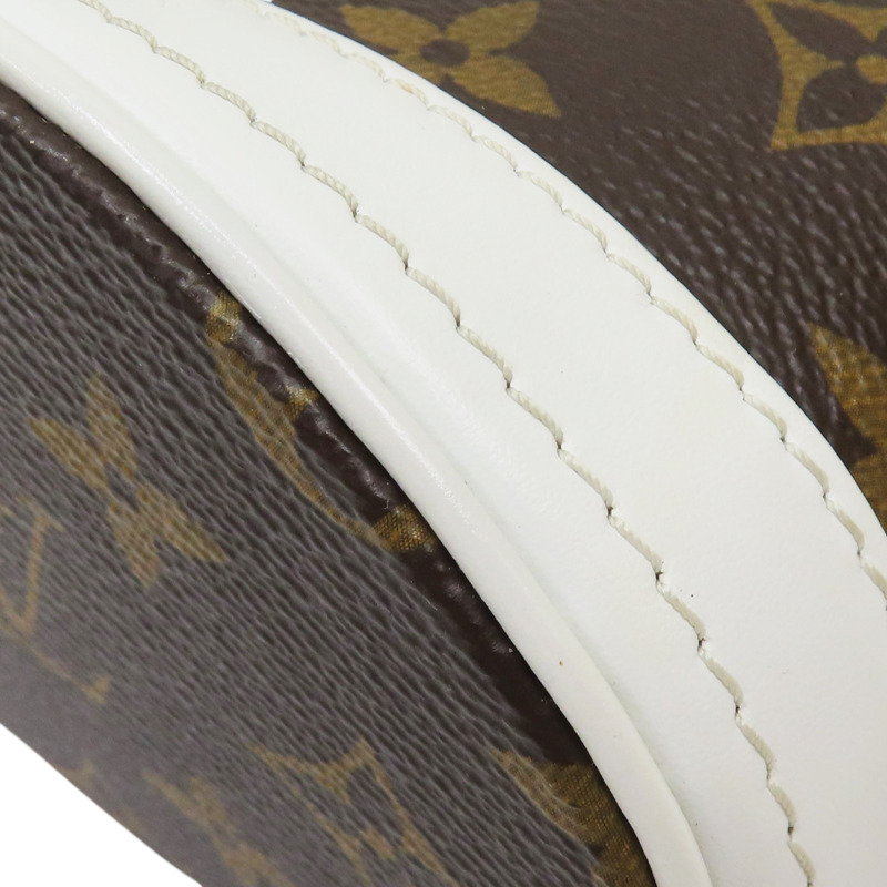 棕色 原花 帆布 Nano Bucket 两用包 (缺小袋)【LOUIS VUITTON LV 路易威登】 M81489-8