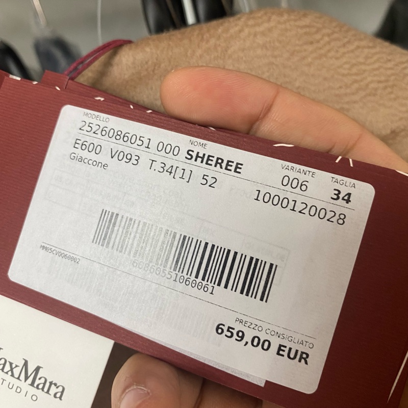 25FW MaxMara -Sheree 駝色 雙排扣大衣-3