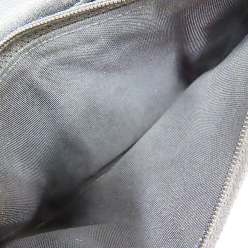 黑色 漆皮皮革 WOC 鍊帶 肩背包 銀扣 (無卡)-5