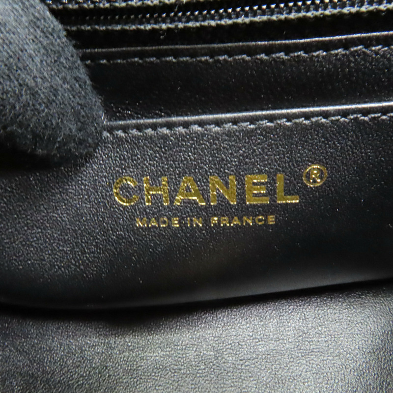 黑色 菱格紋 羊皮 鍊帶 肩背包【CHANEL 香奈兒】-6