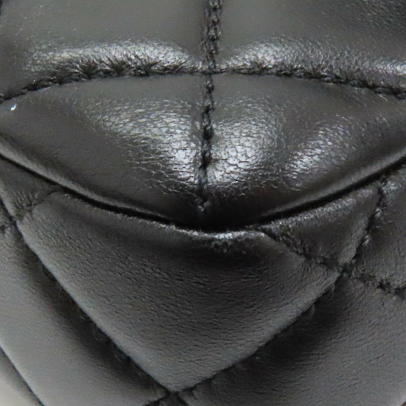 黑色 菱格紋 羊皮 鍊帶 肩背包【CHANEL 香奈兒】-10