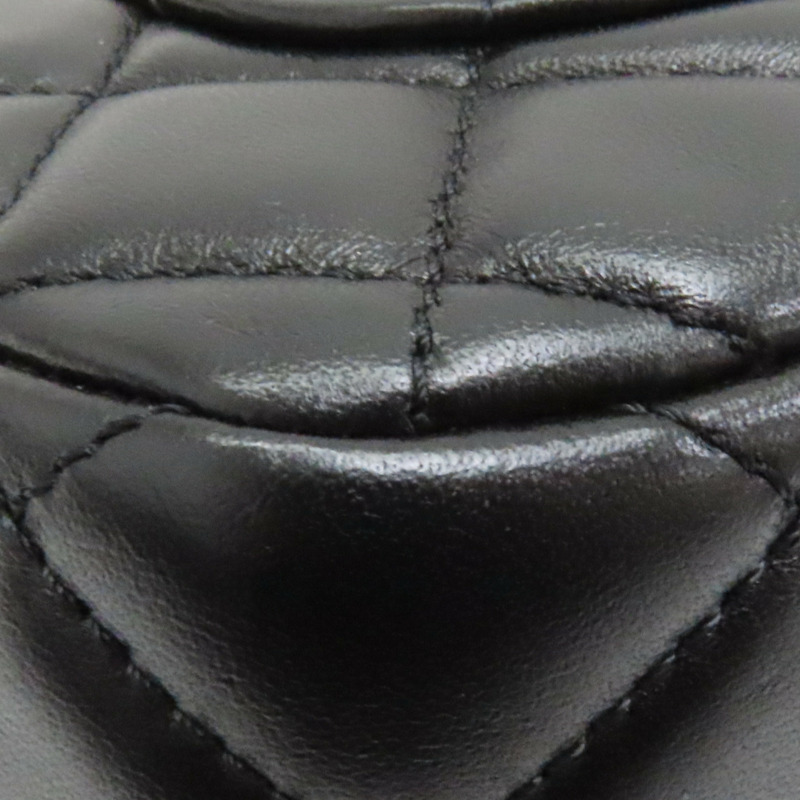 黑色 菱格紋 羊皮 鍊帶 肩背包【CHANEL 香奈兒】-11