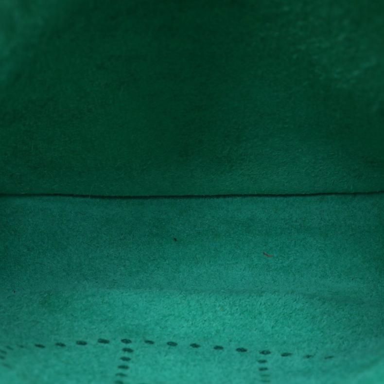 HERMES(愛馬仕) Evelyne Mini 16 0Z漫畫綠 TC皮 B刻 銀扣-4