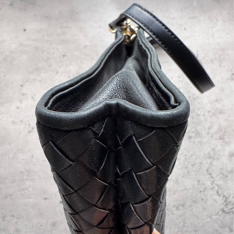 Bally 真皮 羊革 手拿包 斜背包 腋下包 黑色 意大利製-10