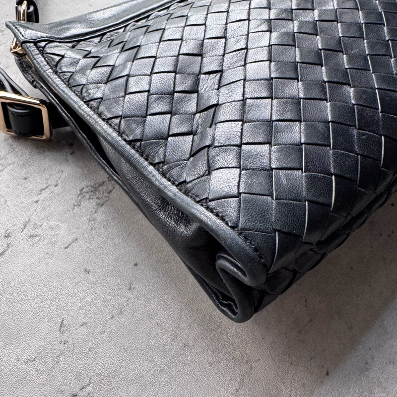 Bally 真皮 羊革 手拿包 斜背包 腋下包 黑色 意大利製-16